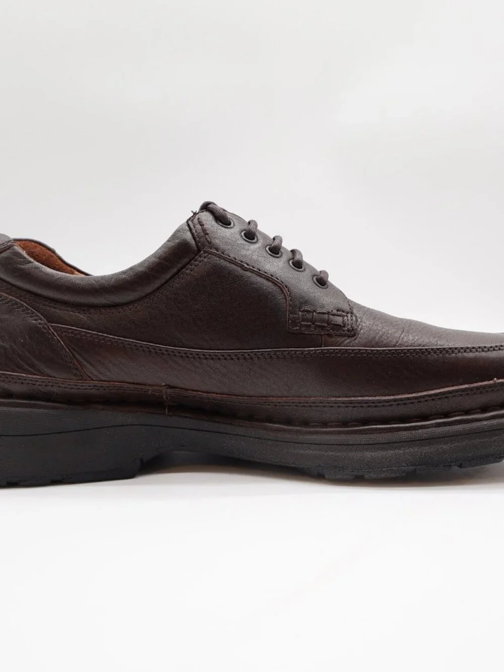 Hush Puppies Summit 14191 Mens 9 Brown Leather Casual Oxford Shoes NOS